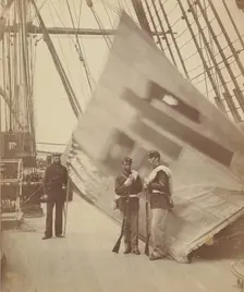The Capture Corean [sic] Standard, 1871. Creator: Felice Beato