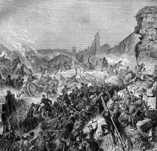 The capture by the French of the Algerian city of Constantine, 10th October 1837 (1882-1884). Creator: Janet Lange