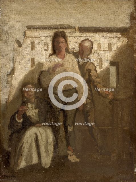 'The capture of Cartouche', 1905-1910. Creator: James Pryde.