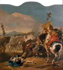 The Capture of Carthage, 1725-29. Creator: Giovanni Battista Tiepolo