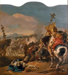 The Capture of Carthage, 1725-29. Creator: Giovanni Battista Tiepolo