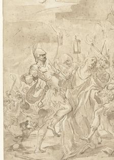 The capture of Christ, 1666-1727. Creator: Giovanni Antonio Burrini