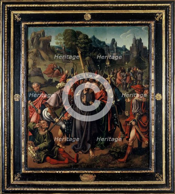 The Capture of Christ, Early16th cen.. Creator: Engebrechtsz., Cornelis (ca. 1462-1527).