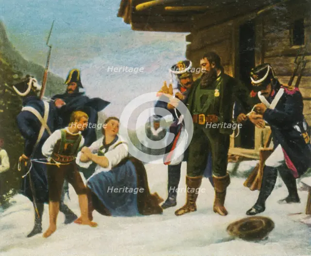 The capture of Andreas Hofer, 1809, (1936). Creator: Unknown.