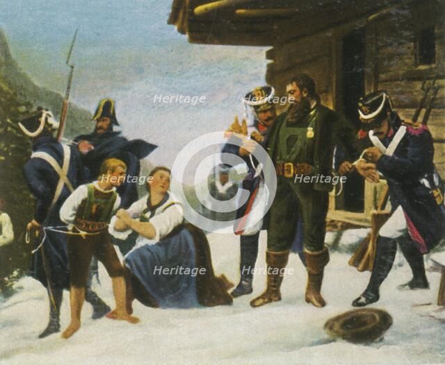 The capture of Andreas Hofer, 1809, (1936). Creator: Unknown.