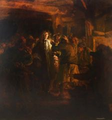 The Capture of King James II by fishermen at Sheerness on December 1688. Creator: Edgar Bundy