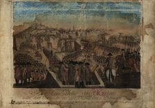 The capture of Ochakov by Prince Grigory Potemkin on December 17, 1788, 1788. Creator: Loeschenkohl, Johann Hieronymus (1753-1807)