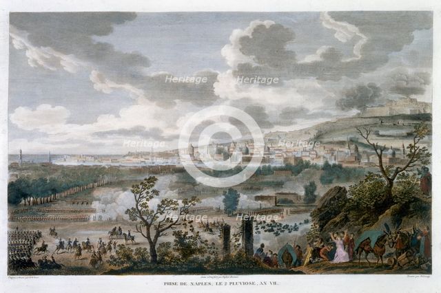 'The Capture of Naples, 2 Pluviose, Year 7' (23 January 1799). Creator: Jean Duplessis-Bertaux.