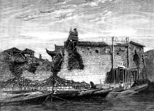 The Capture of Ningpo: breaches in the city wall, 1862. Creator: Unknown