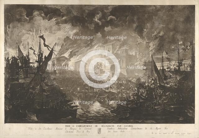 The Capture of Selinus by Hannibal.n.d. Creator: Louis Jean Desprez.