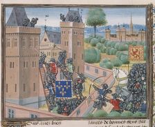 The capture of Wark Castle, c1460-c1480. Creator: Unknown
