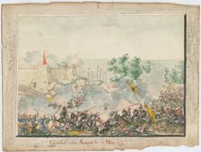 The Capture of the Anapa fortress on June 23, 1828, 1829. Artist: Anonymous