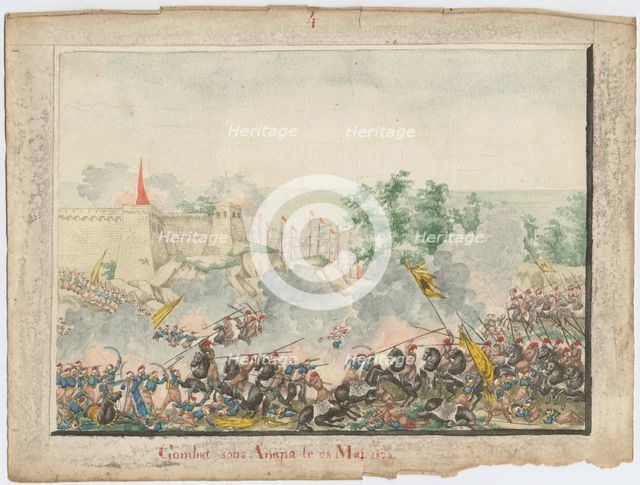 The Capture of the Anapa fortress on June 23, 1828, 1829. Artist: Anonymous  