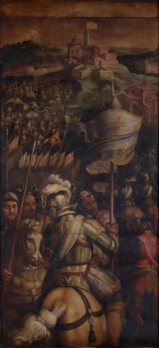 The Capture of the Fortress of Monastero, 1563-1565. Artist: Vasari, Giorgio (1511-1574)