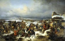 The capture of the Prussian fortress of Kolberg on 16th December 1761 1852. Creator: Kotzebue, Alexander von (1815-1889)