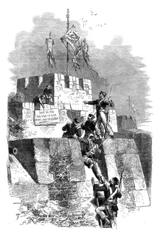 The capture of Ting-Hae, China, 1841 (c1895)
