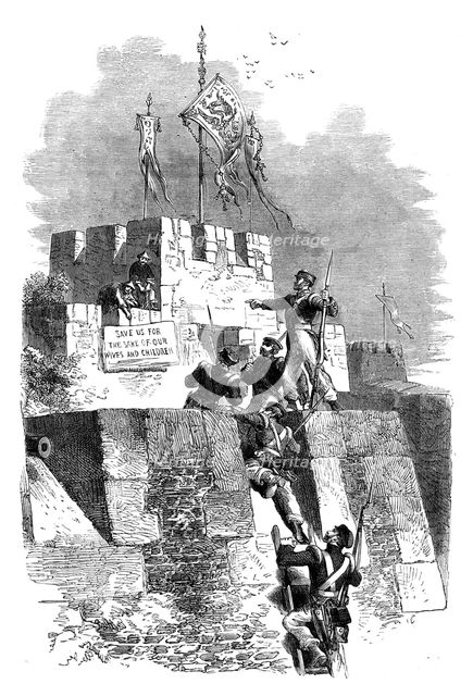 The capture of Ting-Hae, China, 1841 (c1895). Artist: Unknown