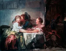 The Captured Kiss late 18th century. Artist: Jean-Honore Fragonard