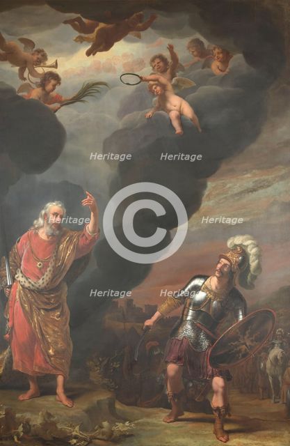 The Captain of God's Army Appearing to Joshua, 1660-1663. Creator: Ferdinand Bol.