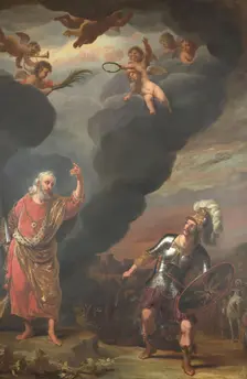The Captain of God's Army Appearing to Joshua, 1660-1663. Creator: Ferdinand Bol