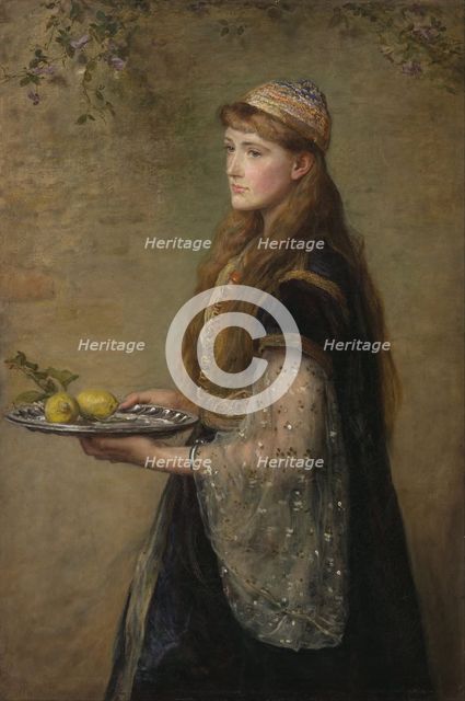 The captive, 1882. Artist: Millais, John Everett (1829-1896)