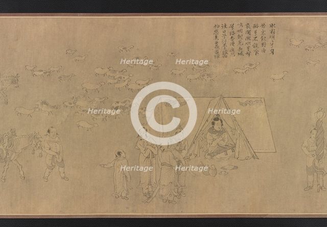 The Captivity of Cai Wenji, Ming dynasty, 14th-15th century. Creator: Unknown.