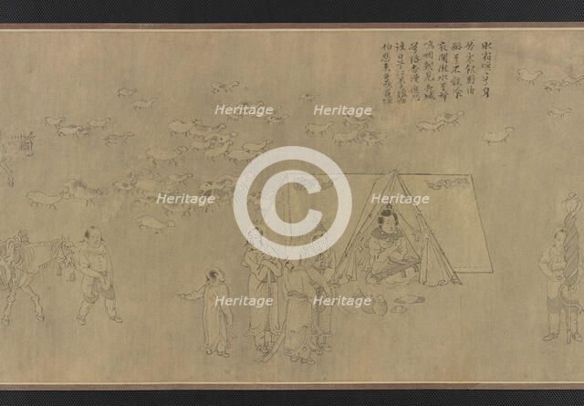 The Captivity of Cai Wenji, Ming dynasty, 14th-15th century. Creator: Unknown.