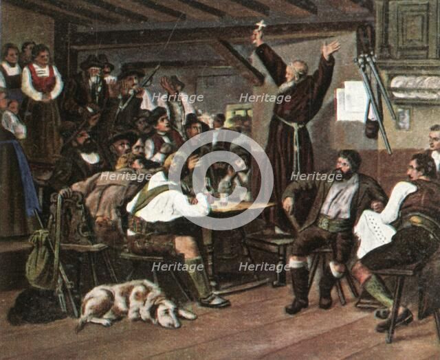 The Capuchin friar Joachim Haspinger, (1936). Creator: Unknown.