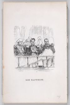 The Capuchins from The Complete Works of Béranger, 1836. Creator: John Thompson