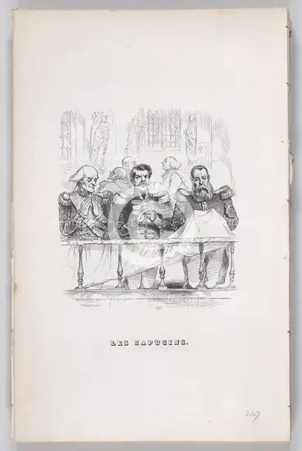 The Capuchins from The Complete Works of Béranger, 1836. Creator: John Thompson.