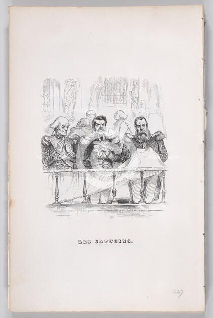 The Capuchins from The Complete Works of Béranger, 1836. Creator: John Thompson.