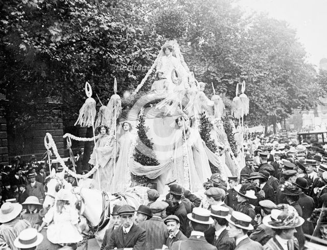 The 'Car Empire' on the Women's Coronation Procession, 17th June 1911. Creator: Unknown.