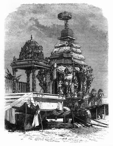 The Car of Juggernaut c1891. Creator: James Grant