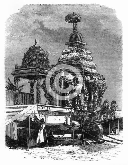 'The Car of Juggernaut', c1891. Creator: James Grant.