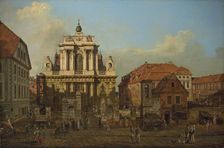 The Carmelite Church in Warsaw, 1780. Creator: Bellotto, Bernardo (1720-1780)