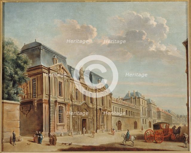 The Carnavalet hotel around 1740, 1926. Creator: Nicolas Raguenet.