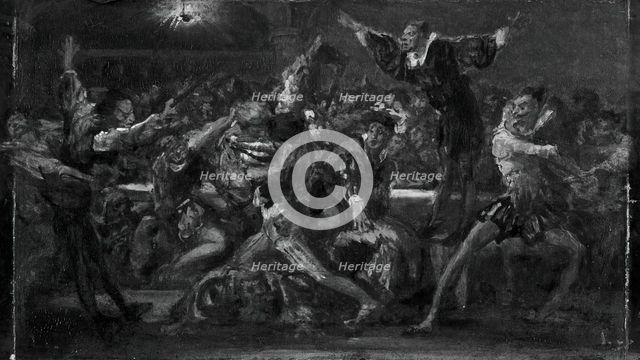 The Carousal (Scene from Faust?), c. 1860/70. Creator: Unknown.