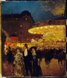 The carousel, c1900. Creator: Unknown