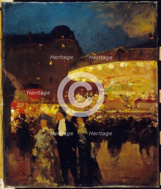 The carousel, c1900. Creator: Unknown.