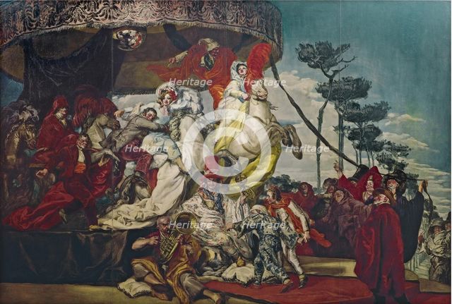 The Carousel (El tiovivo). Artist: Sert, José María (1874-1945)