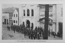 The Carolina Light Infantry and their armory, 1907. Creator: Unknown