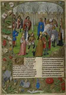 The Carolle in the Garden, 1490-1500. Creator: Unknown