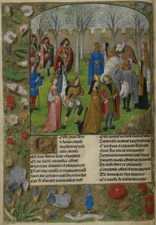 The Carolle in the Garden, 1490-1500. Creator: Unknown