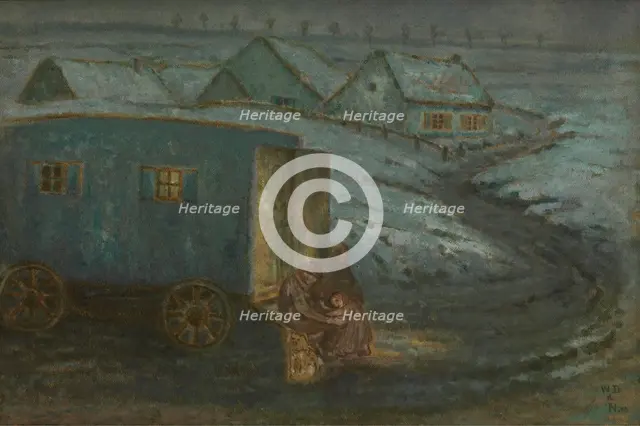 The Caravan, 1910. Creator: William Degouve de Nuncques.