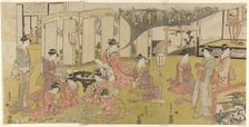 The Card Game, c. 1790. Creator: Utagawa Toyokuni I
