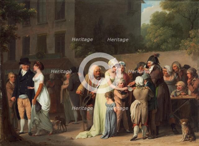 The Card Sharp on the Boulevard, 1806. Creator: Louis Leopold Boilly.