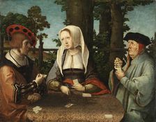 The Card Players, 1520. Creator: Lucas van Leyden
