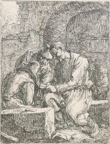 The Card players, 1631-1677. Creator: Thomas Wyck