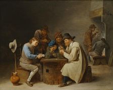The Card Players, 1646. Creator: David Teniers II