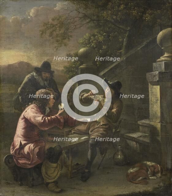 The card players, 1660. Creator: Johannes Natus.